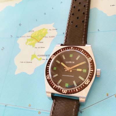 LUBIN diver vintage watch