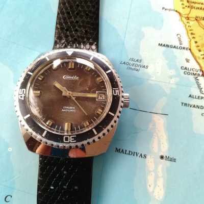 COMÈTE diver vintage watch
