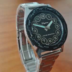 LUGERNE world time vintage watch