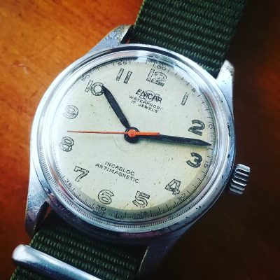 ENICAR military vintage watch