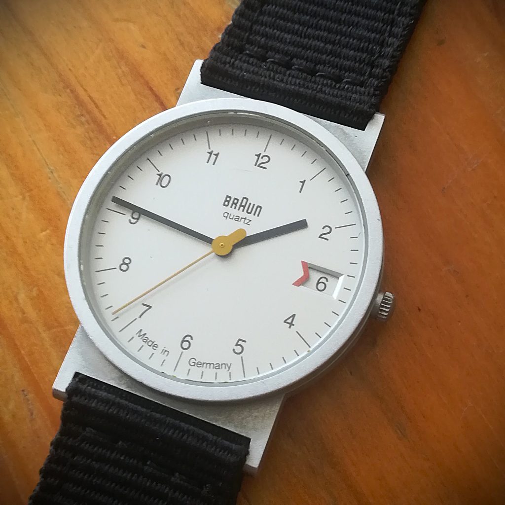 1989 BRAUN AW20 (3802) quartz vintage watch, 31 mm, working 1989 BRAUN AW20 (3802) quartz vintage watch, 31 mm, working