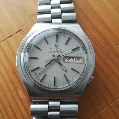 1973 Bulova Accutron vintage watch, ref. 3-451905 / N3, working and serviced