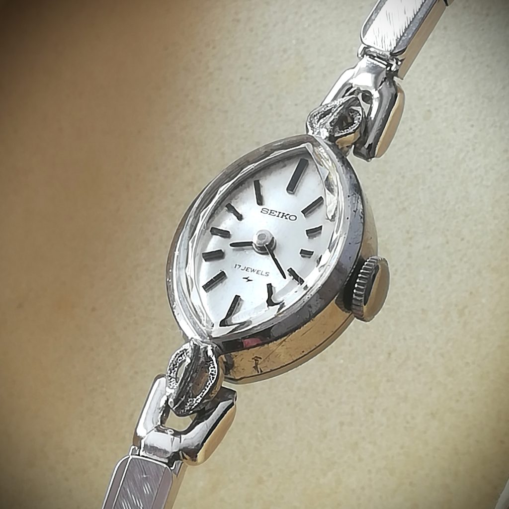 1970 SEIKO ladies vintage watch, ref. 11-7430, working and serviced